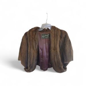 Renbrooke Furs Brown Mink Cape